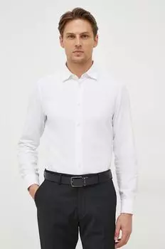 Хлопковая рубашка United Colors of Benetton, белый