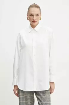 Хлопковая рубашка Weekend Max Mara, белый