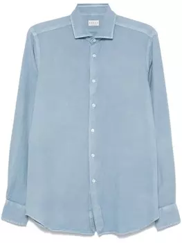 Хлопковая рубашка Xacus, синий