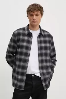 Хлопковая рубашка Zadig&Voltaire, серый