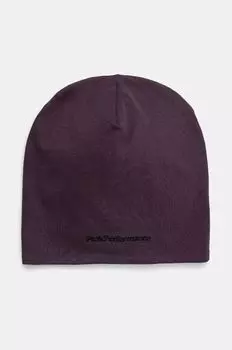 Хлопковая шапка Peak Performance, фиолетовый