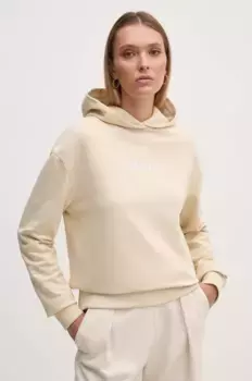 Хлопковая толстовка Calvin Klein, бежевый