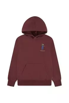 Хлопковая толстовка Calvin Klein, бирюзовый
