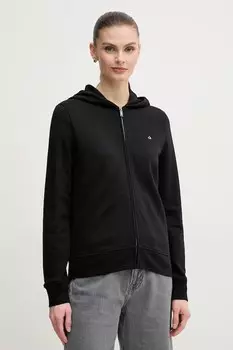 Хлопковая толстовка Calvin Klein, черный