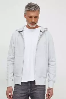 Хлопковая толстовка Calvin Klein Jeans, серый