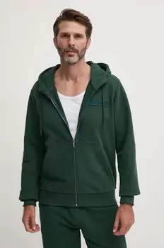 Хлопковая толстовка Calvin Klein, зеленый