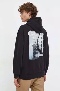 Хлопковая толстовка G-Star Raw, черный