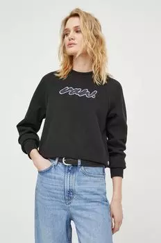Хлопковая толстовка G-Star Raw, черный
