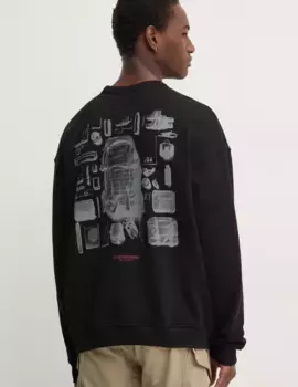 Хлопковая толстовка G-Star Raw, черный