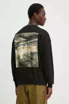 Хлопковая толстовка G-Star Raw, черный