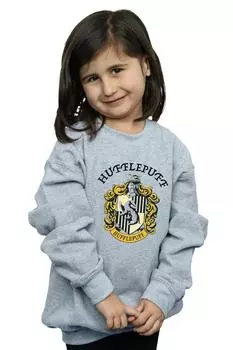 Хлопковая толстовка Хаффлпаффа Harry Potter, серый