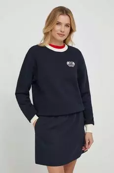Хлопковая толстовка Tommy Hilfiger, темно-синий