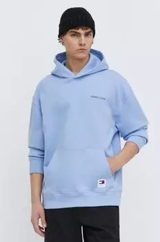 Хлопковая толстовка Tommy Jeans, синий
