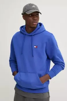 Хлопковая толстовка Tommy Jeans, синий