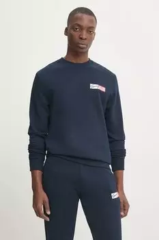 Хлопковая толстовка Tommy Jeans, темно-синий
