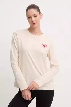 Хлопковая водолазка 1960 Logo Fjallraven, бежевый