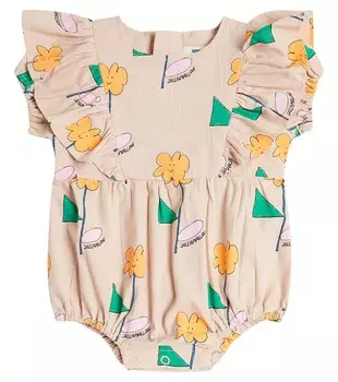 Хлопковое боди Baby Orange Flower Jellymallow, розовый