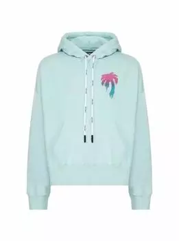 Хлопковое худи с принтом Palm Angels