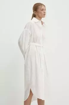 Хлопковое платье Answear Lab, белый