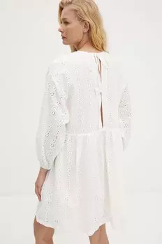 Хлопковое платье Answear Lab, белый