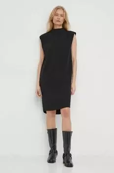 Хлопковое платье G-Star Raw, черный