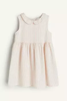 Хлопковое платье H&M, розовый