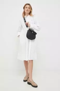 Хлопковое платье Tommy Hilfiger, белый
