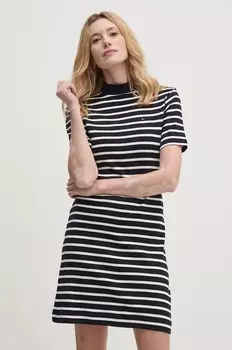 Хлопковое платье Tommy Hilfiger, темно-синий
