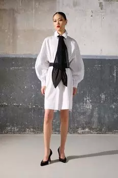 Хлопковое платье x The Ultimate Karl Lagerfeld, белый
