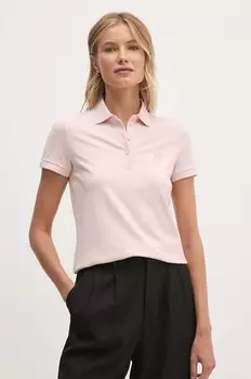 Хлопковое поло Armani Exchange, розовый