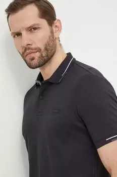 Хлопковое поло Calvin Klein, черный