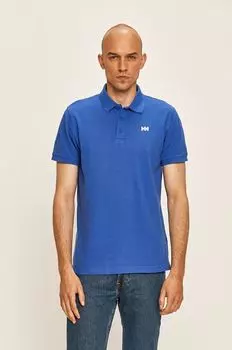 Хлопковое поло Helly Hansen, синий