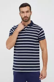 Хлопковое поло Helly Hansen, темно-синий