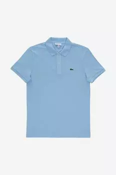 Хлопковое поло Lacoste, синий