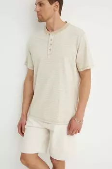 Хлопковое поло Levi's, бежевый