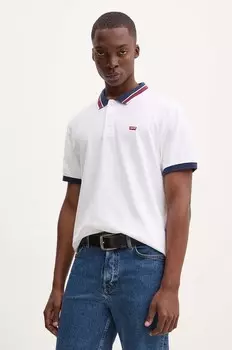 Хлопковое поло Levi's, бежевый