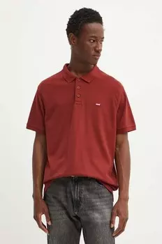 Хлопковое поло Levi's, красный