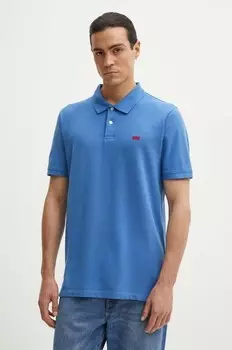 Хлопковое поло Levi's, синий