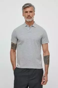 Хлопковое поло Pepe Jeans, серый