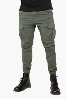 Хлопковые брюки Airman Alpha Industries, зеленый