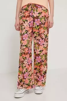 Хлопковые брюки Billabong, мультиколор