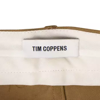 Хлопковые брюки-чиносы Tim Coppens, бежевый