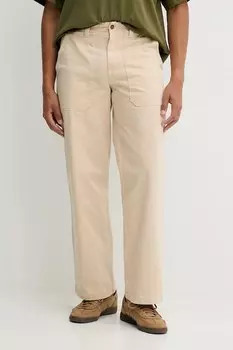Хлопковые брюки Dickies, бежевый