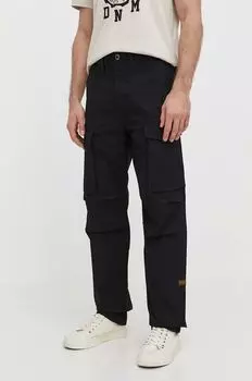 Хлопковые брюки G-Star Raw, черный