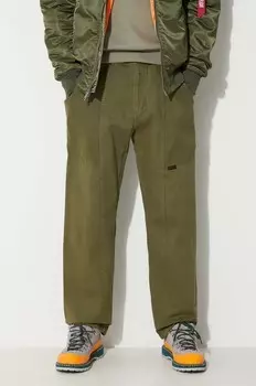 Хлопковые брюки Gadget Pant Gramicci, зеленый