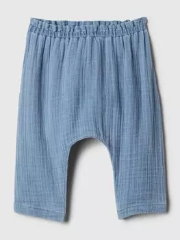 Хлопковые брюки Gap, синий