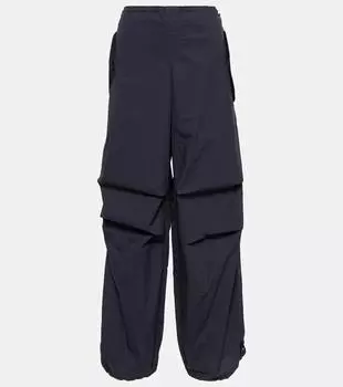Хлопковые брюки-карго Ag Jeans, синий