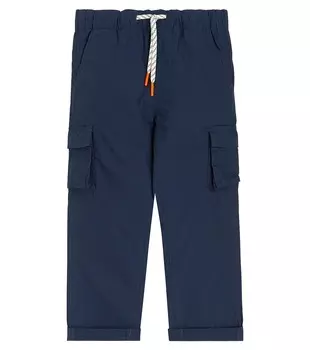 Хлопковые брюки-карго Scotch & Soda, синий
