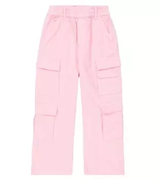 Хлопковые брюки Marc Jacobs, розовый