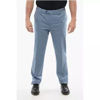 Хлопковые брюки с четырьмя карманами Corneliani, Light Blue